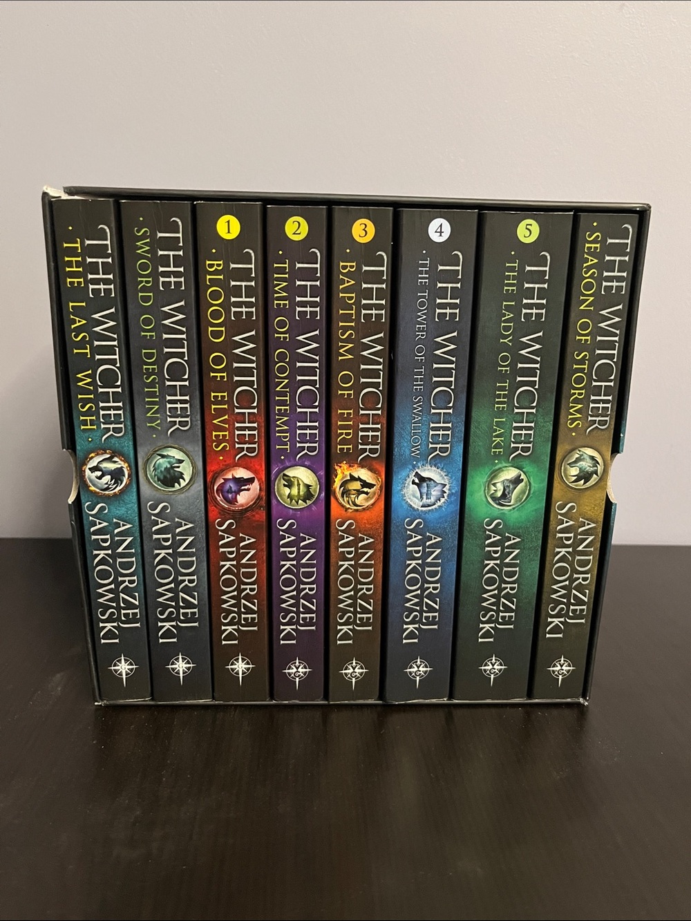 The Witcher Complete Book Boxed Set Andrzej Sapkowski 8 Fantasy Novels